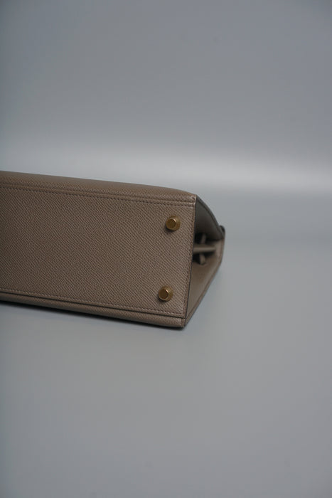 Hermes Kelly 25 in Etain Epsom Ghw