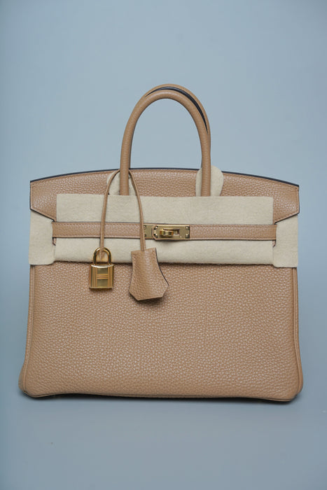 Hermes Birkin 25 in Chai Togo Ghw (Brand New)