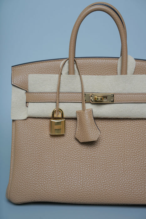 Hermes Birkin 25 in Chai Togo Ghw (Brand New)