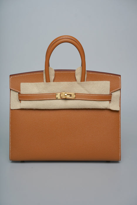 Hermes Birkin 25 in Gold Epsom Ghw (Brand New)