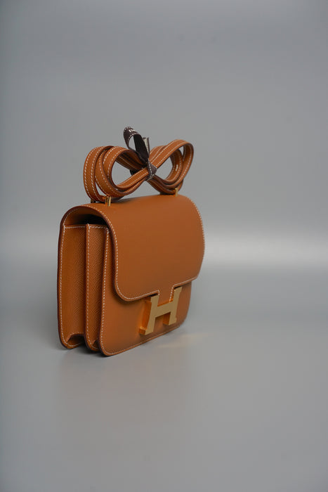 Hermes Constance 18 in Gold Epsom Ghw (Brand New)