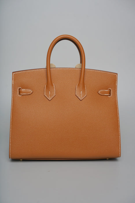 Hermes Birkin 25 in Gold Epsom Ghw (Brand New)