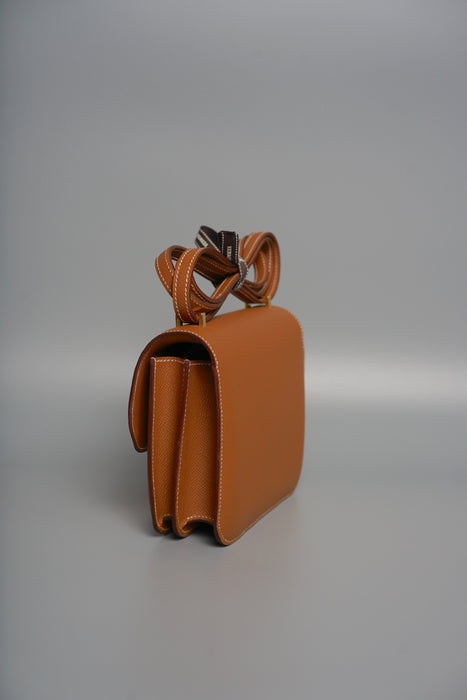 Hermes Constance 18 in Gold Epsom Ghw (Brand New)