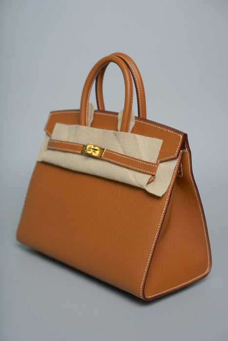 Hermes Birkin 25 in Gold Epsom Ghw (Brand New)