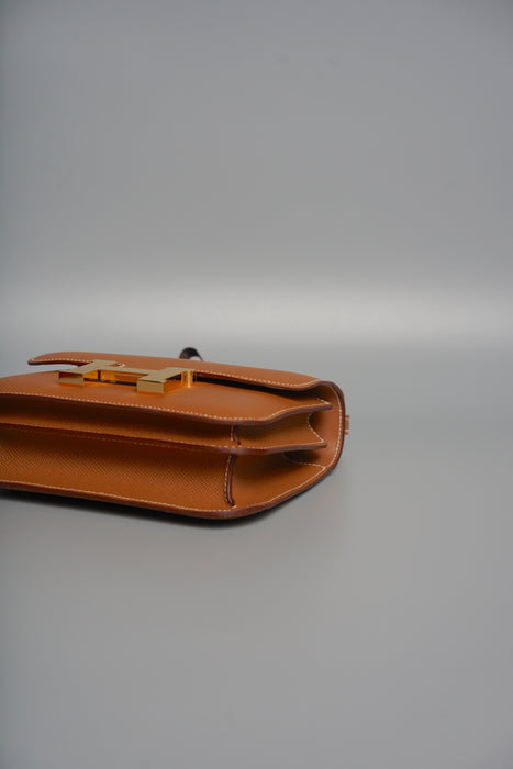 Hermes Constance 18 in Gold Epsom Ghw (Brand New)