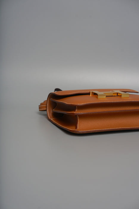Hermes Constance 18 in Gold Epsom Ghw (Brand New)