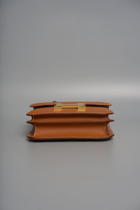 Hermes Constance 18 in Gold Epsom Ghw (Brand New)