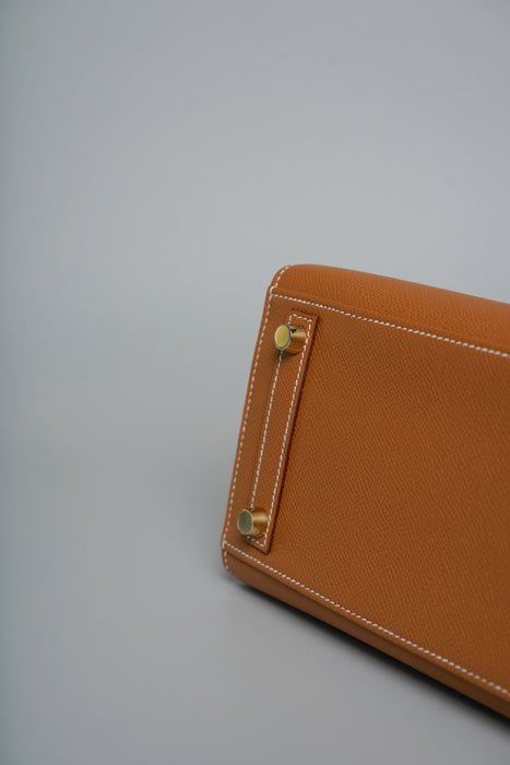 Hermes Birkin 25 in Gold Epsom Ghw (Brand New)