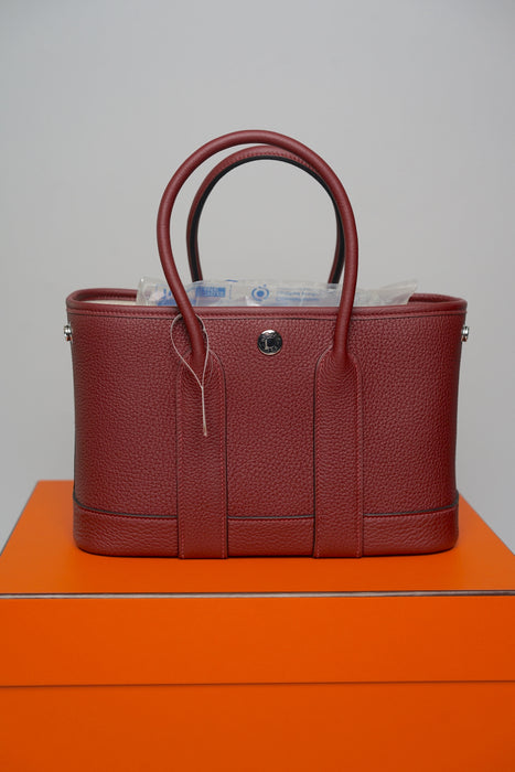 Hermes Mini Garden Party 23 in Rouge H Phw (Brand New)