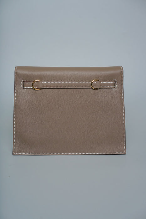 Hermes Kelly Danse in Etoupe Evercolor Ghw (Brand New)