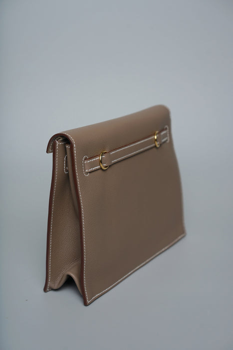 Hermes Kelly Danse in Etoupe Evercolor Ghw (Brand New)