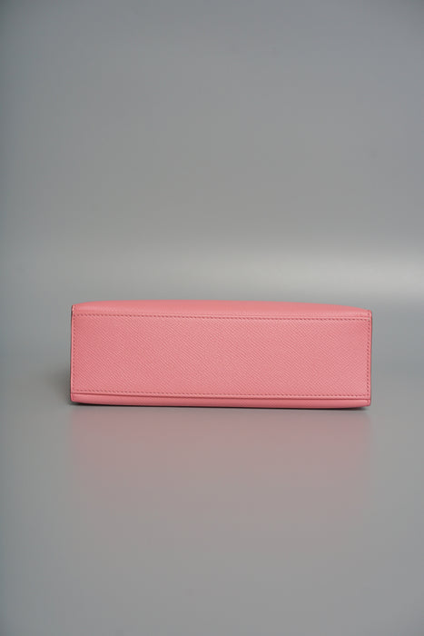 Hermes Kelly Pochette in Rose Confetti Epsom Phw
