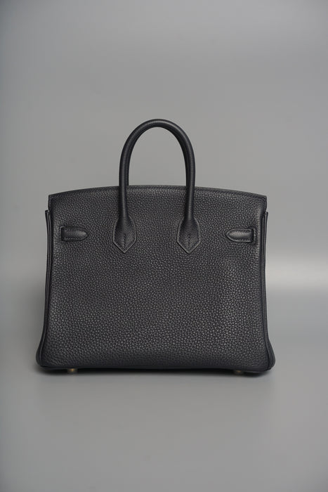 Hermes Birkin 25 in Caban Togo Ghw