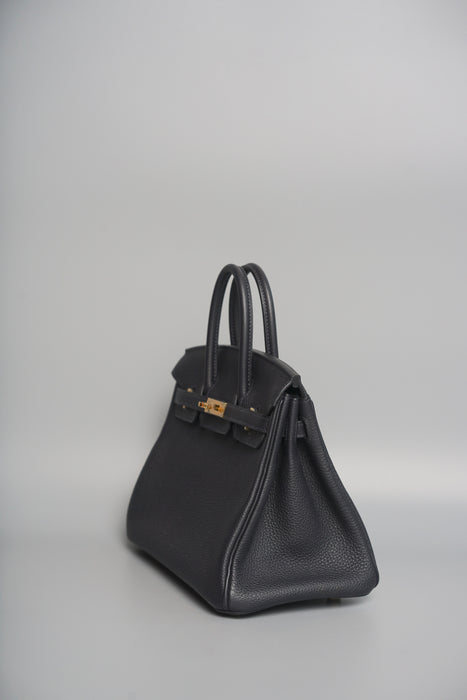 Hermes Birkin 25 in Caban Togo Ghw