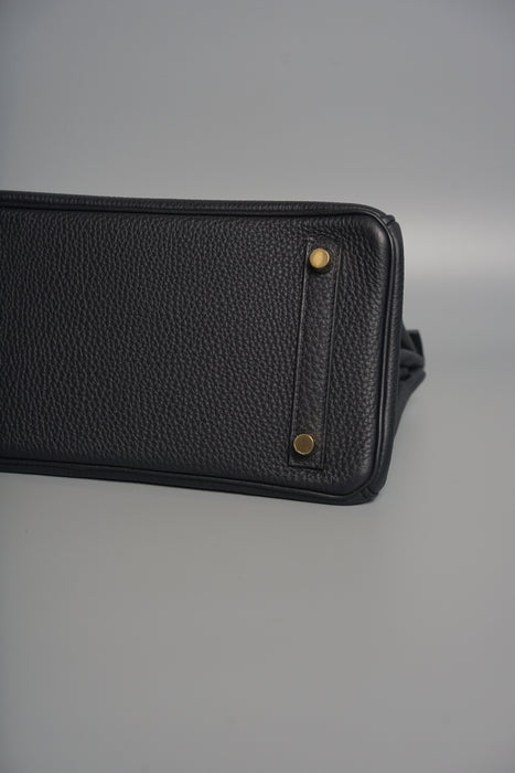 Hermes Birkin 25 in Caban Togo Ghw