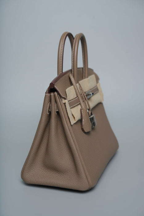 Hermes Birkin 25 in Etoupe Togo Phw (Brand New)