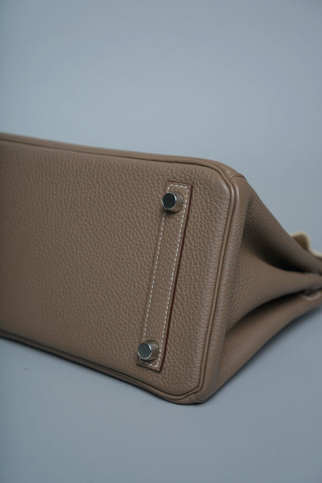 Hermes Birkin 25 in Etoupe Togo Phw (Brand New)