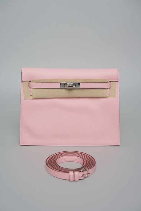 Hermes Kelly Danse in Rose Sakura Swift Phw (Brand New)