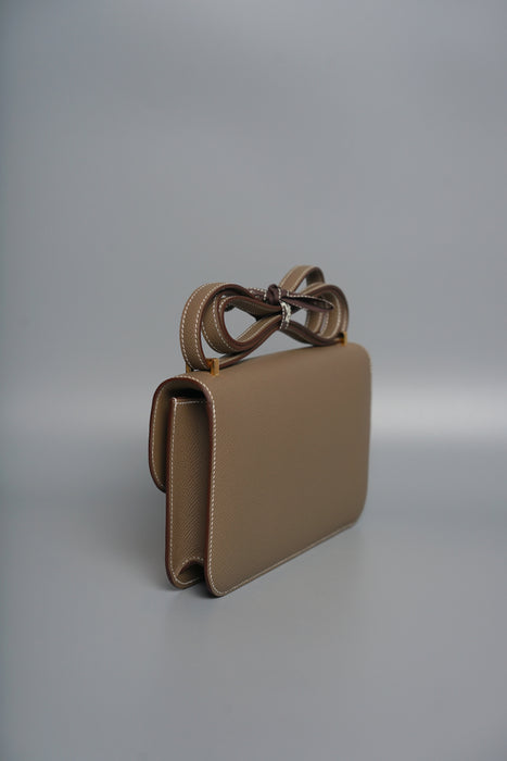 Hermes Constance Elan in Etoupe Epsom Ghw (Brand New)