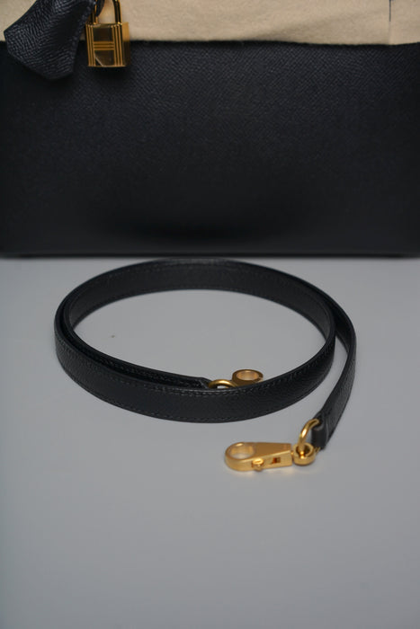 Hermes Kelly 25 II Sellier in Noir Epsom Ghw (Brand New)