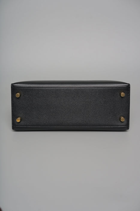 Hermes Kelly 25 II Sellier in Noir Epsom Ghw (Brand New)