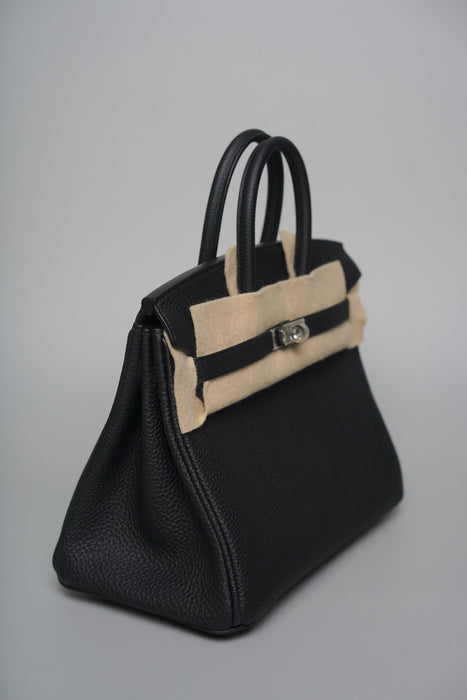 Hermes Birkin 25 in Noir Togo Phw (Brand New)
