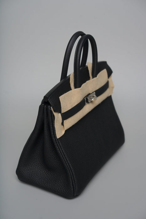 Hermes Birkin 25 in Noir Togo Phw (Brand New)