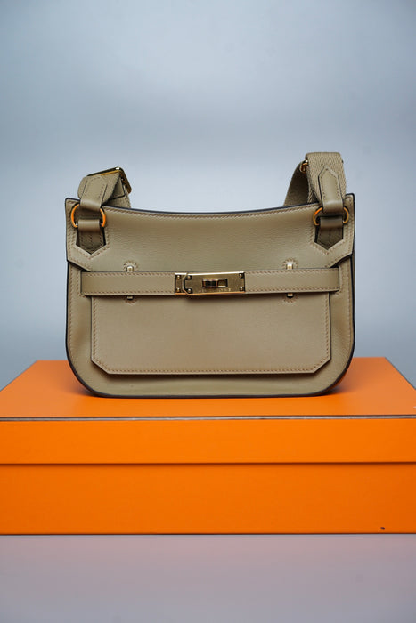 Hermes Mini Jypsiere in Beige Marfa Ghw (Brand New)