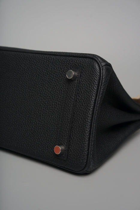 Hermes Birkin 25 in Noir Togo Phw (Brand New)