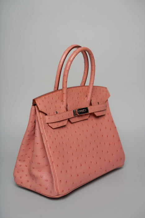 Hermes Birkin 30 in Terre Cutie Ostrich Phw