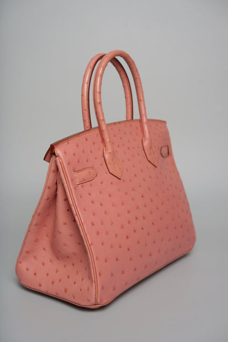 Hermes Birkin 30 in Terre Cutie Ostrich Phw