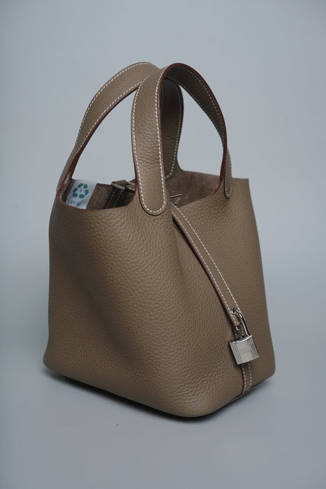 Hermes Picotin 18 in Etoupe Phw (Brand New)