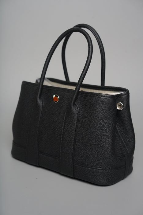 Hermes Mini Garden Party 23 in Noir Negonda Phw (Brand New)