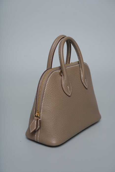 Hermes Mini Bolide in Etoupe Chèvre Ghw (Brand New)