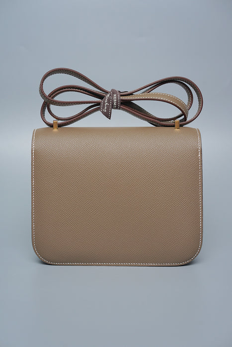 Hermes Constance 18 in Etoupe Epsom Ghw (Brand New)