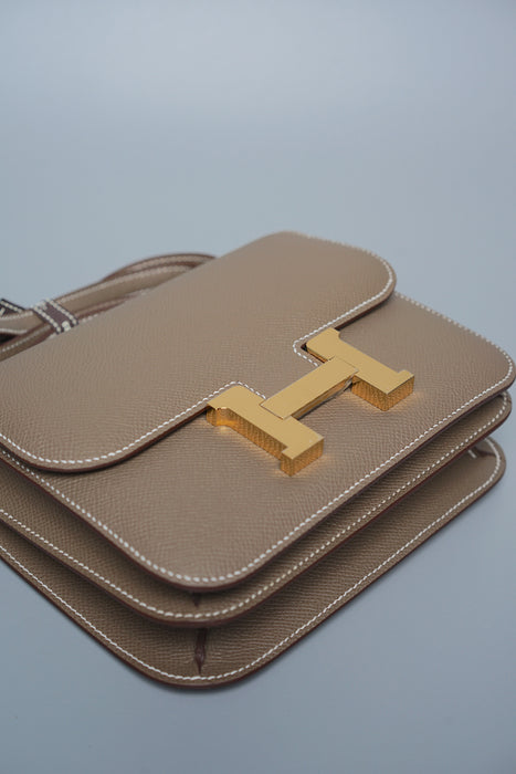 Hermes Constance 18 in Etoupe Epsom Ghw (Brand New)