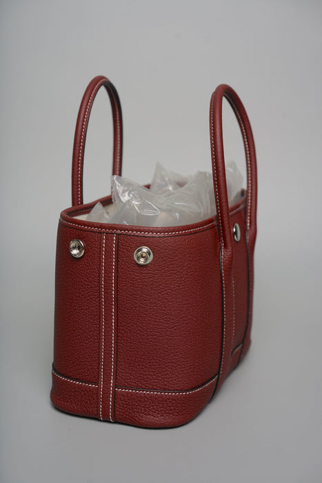 Hermes Mini Garden Party 23 in Rouge H Negonda Phw (Brand New)