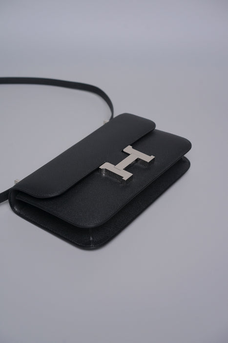 Hermes Constance Elan in Noir Epsom Phw (Brand New)