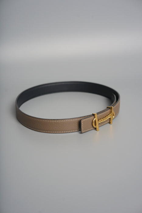Hermes Reversible Belt in Black