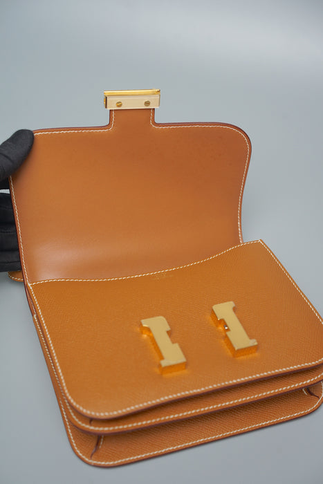 Hermes Constance 18 Gold Epsom Ghw