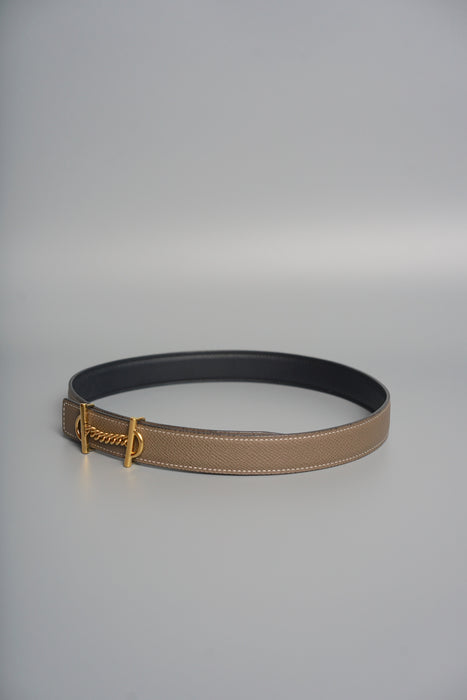 Hermes Reversible Belt in Black
