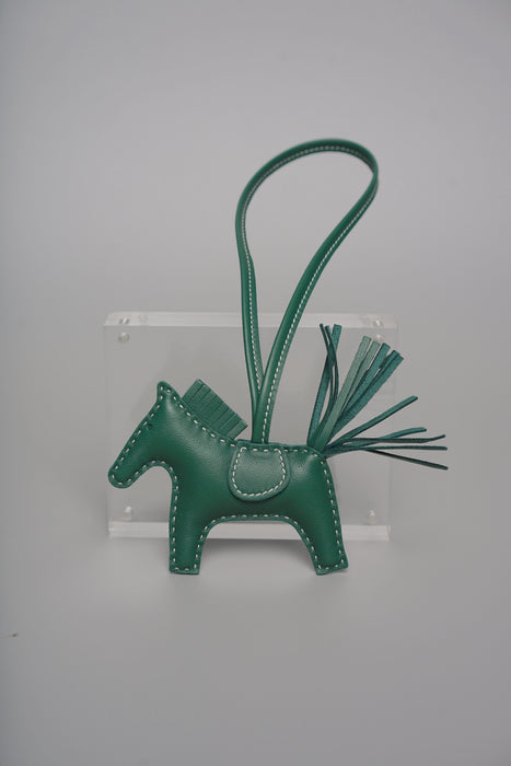 Hermes Rodeo Charm PM in Vert Moyen (Brand New)