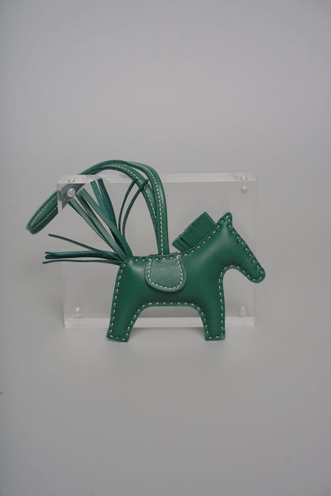 Hermes Rodeo Charm PM in Vert Moyen (Brand New)