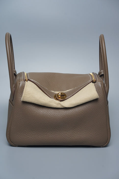 Hermes Lindy 26 in Etoupe Ghw