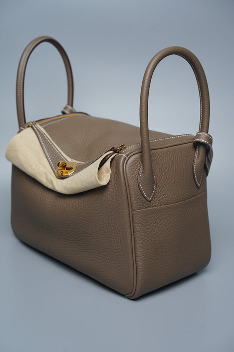 Hermes Lindy 26 in Etoupe Ghw