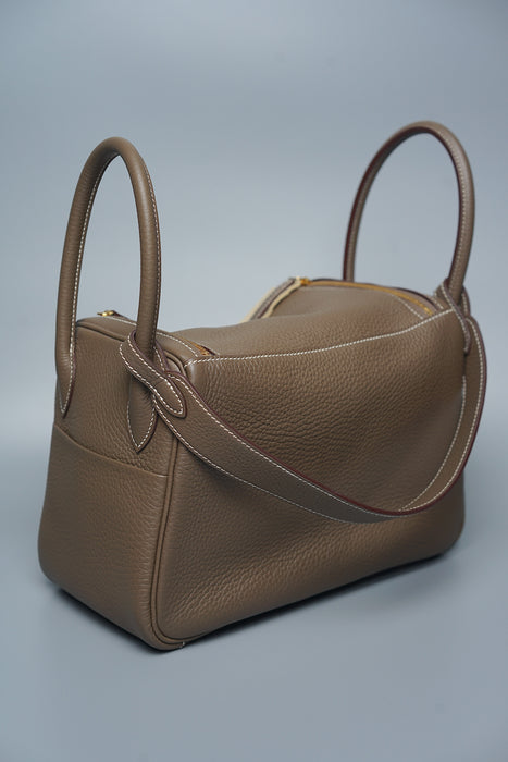 Hermes Lindy 26 in Etoupe Ghw