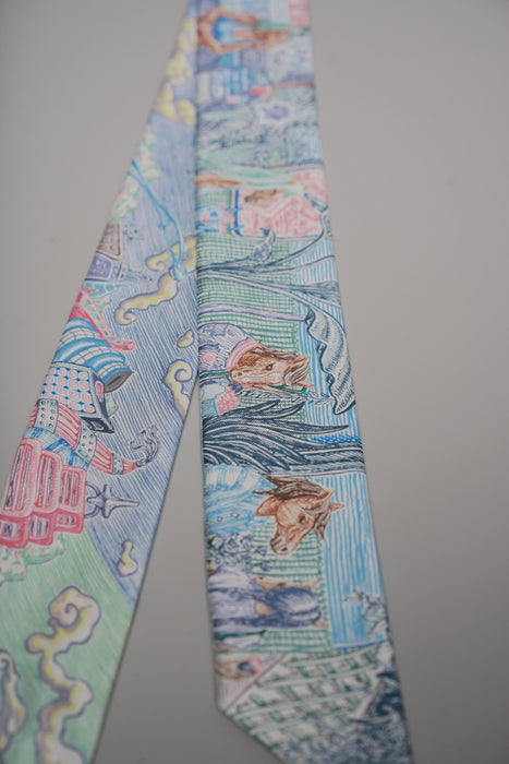 Hermes City of Light Twilly in Bleu Jean/Rose/Vert Veronese (Brand New)