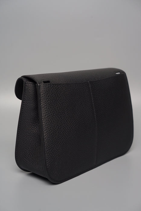 Hermes Halzan 25 in Black Phw (Brand New)