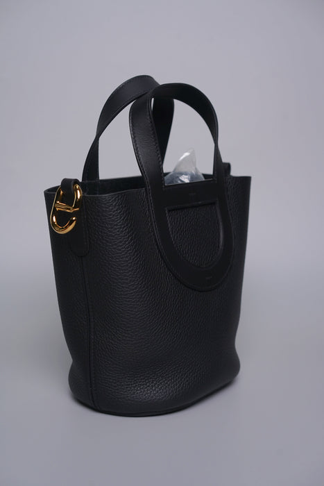 Hermes In The Loop 18 in Noir Ghw (Brand New)