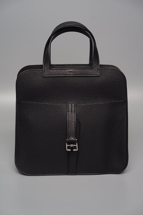 Hermes Halzan 25 in Black Phw (Brand New)